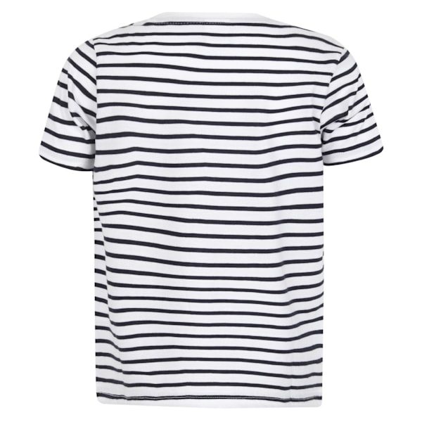 Skinni Minni Barn/Barn Striped T-Shirt 5-6 År Vit/Oxf White/Oxford Navy 5-6 Years