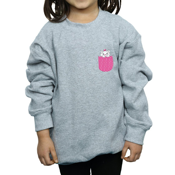 Disney Girls Aristocats Marie Brösttröja 7-8 År Sport Sports Grey 7-8 Years