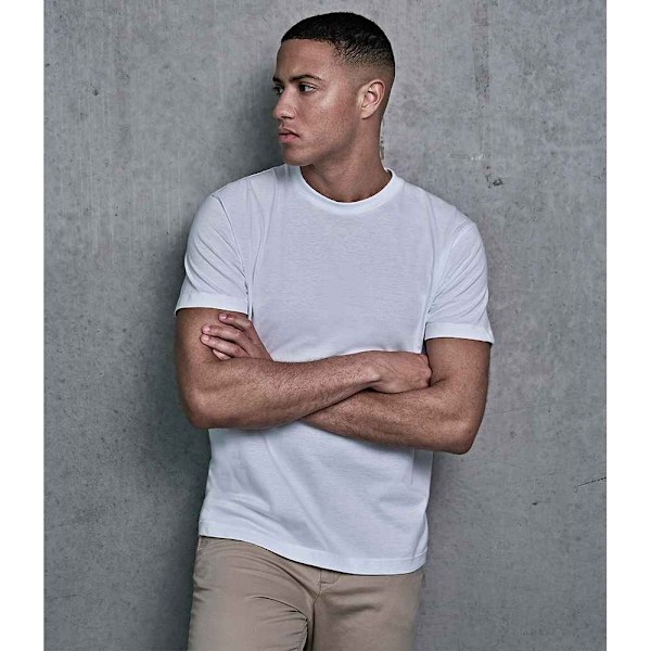 Tee Jays Basic T-shirt för män 4XL Vit White 4XL