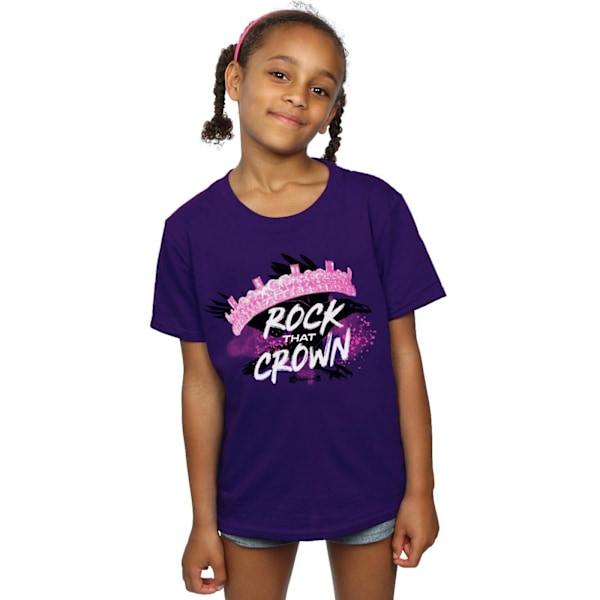 Disney Girls The Descendants Rock That Crown Bomull T-shirt 9-11 Purple 9-11 Years