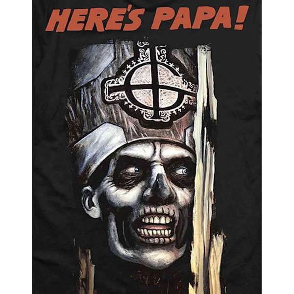 Ghost Unisex Adult Here´s Papa T-Shirt M Svart Black M