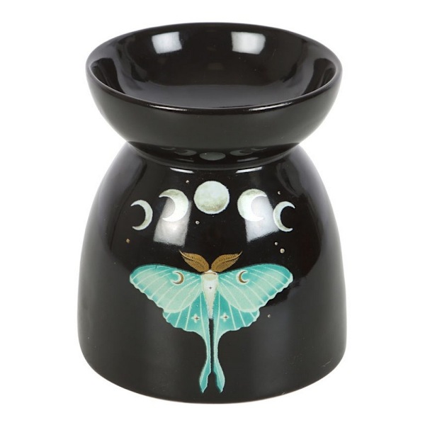 Something Different Dark Forest Luna Moth Oljelampa En Storlek B Black/White One Size