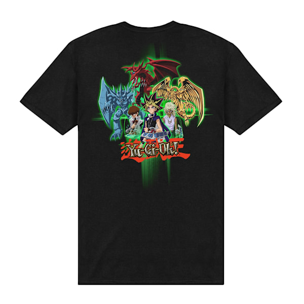 Yu-Gi-Oh! Unisex Glow T-shirt XXL Svart Black XXL