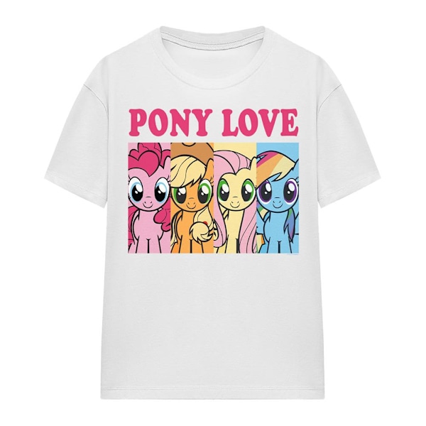 My Little Pony Unisex Vuxen Pony Love T-Shirt L Vit White L