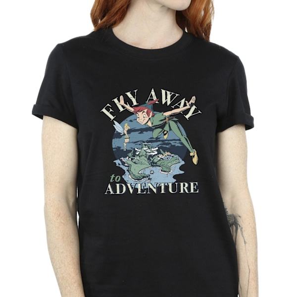 Disney Dam/Damer Peter Pan Fly Away To Adventure Bomullspojke Black S