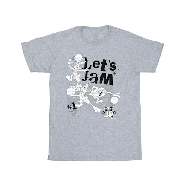 Space Jam: A New Legacy Herr Let´s Jam T-Shirt 5XL Sports Grey Sports Grey 5XL