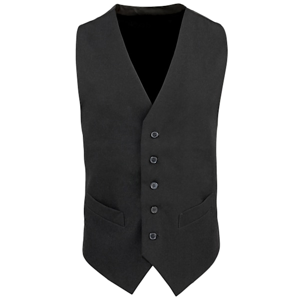 Premier Herrfodrad Västar i Polyester / Catering / Bar Kläder XS Black XS
