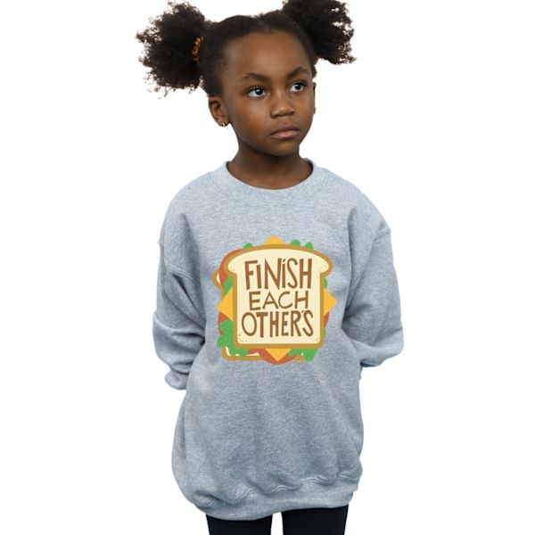 Disney Girls Wreck It Ralph Anna´s tröja Sweatshirt 7-8 år S Sports Grey 7-8 Years