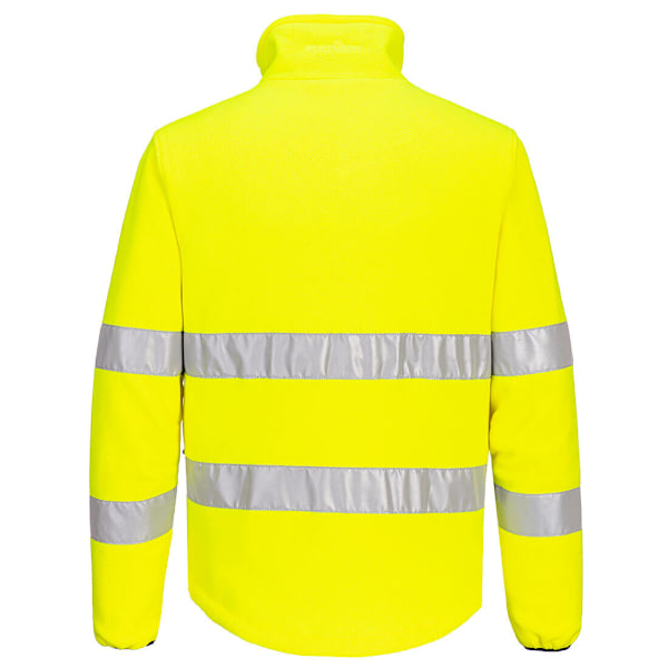 Portwest Herr PW2 Fleece Hög Synlighet Jacka M Gul/Svart Yellow/Black M