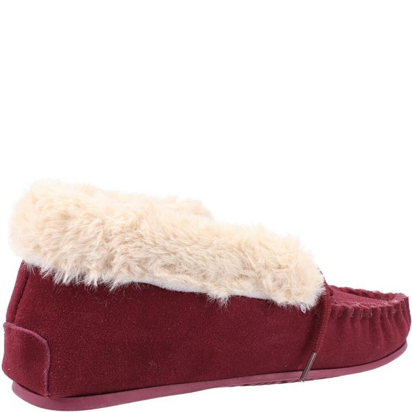 Hush Puppies Dam/Dam Philippa Tofflor 6 UK Burgundy Burgundy 6 UK