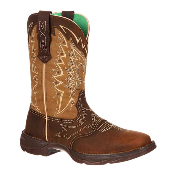 Durango Dam/Damer Rebel Cowboy Boots i Fullnarvläder 4 U Nicotine/Brown 4 UK