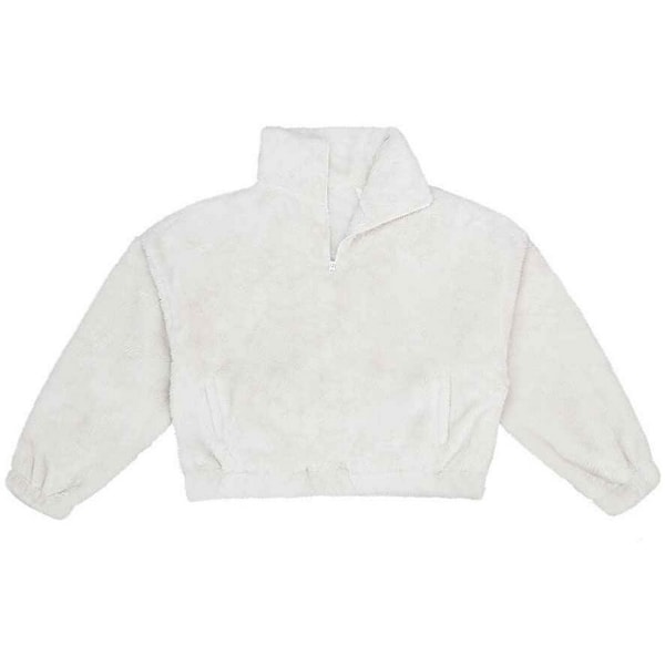 Brand Lab Dam Fleecejacka med Kvart Dragkedja M Naturlig Natural M