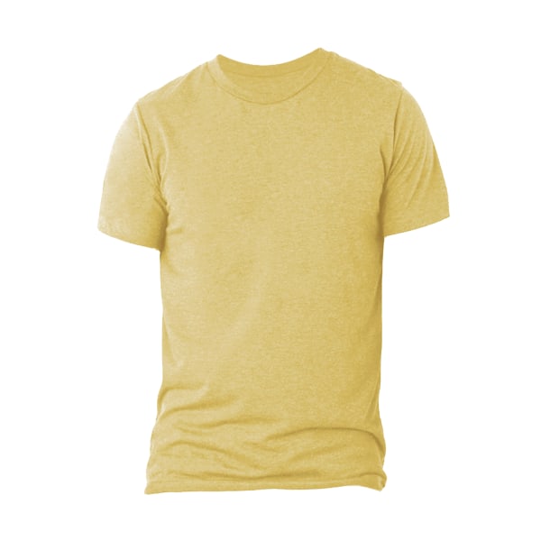 Canvas Triblend T-shirt med rund hals/kortärmad herr T-shirt X True Royal Triblend XS