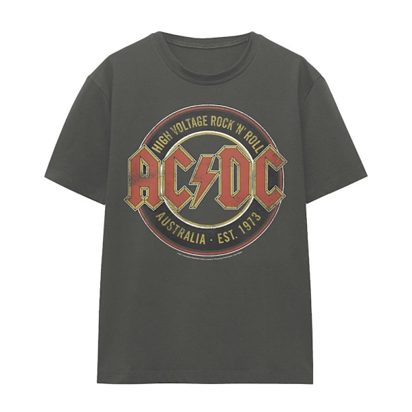 AC/DC Unisex Vuxen Est. ´73 T-Shirt XL Kolgrå Charcoal XL
