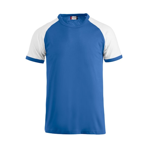 Clique Unisex Raglan T-shirt M Royal Blue/White Royal Blue/White M