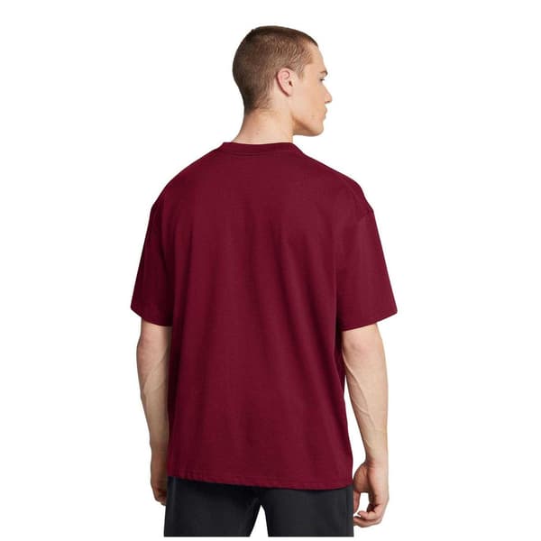 Under Armour Herr Logotyp Tung Lös T-shirt S Röd Red S