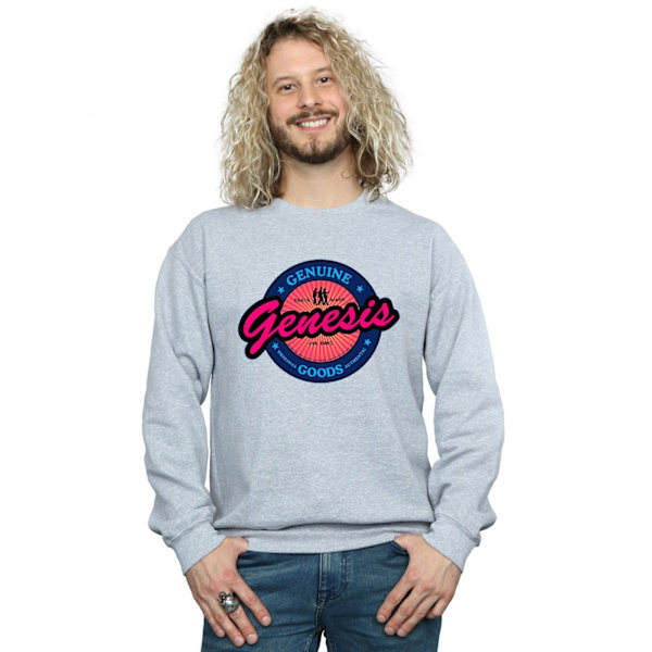 Genesis Neon Logo Sweatshirt L Sports Grey för män Sports Grey L