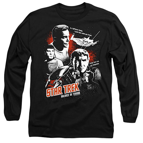 Star Trek Unisex Vuxen Balance of Terror T-Shirt S Svart Black S