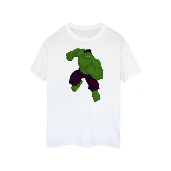 Hulk Dam/Dam Boyfriend T-Shirt S Vit/Grön White/Green S