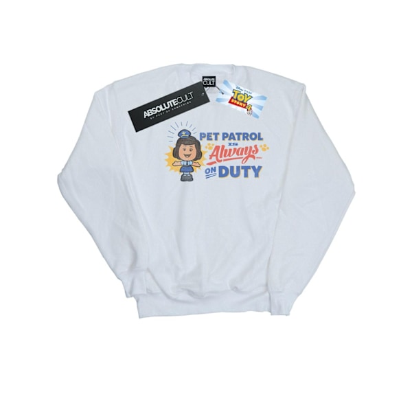 Disney Toy Story 4 Giggle McDimples Pet Patrol Sweatshirt för män White XL