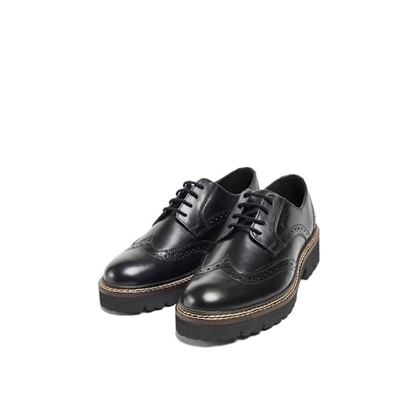POD Herr Kortney Brogues i Läder 4 UK Svart Black 4 UK