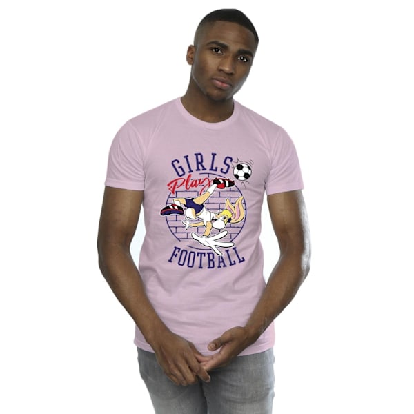 Looney Tunes Mens Lola Bunny Girls Play Football T-Shirt M Baby Baby Pink M