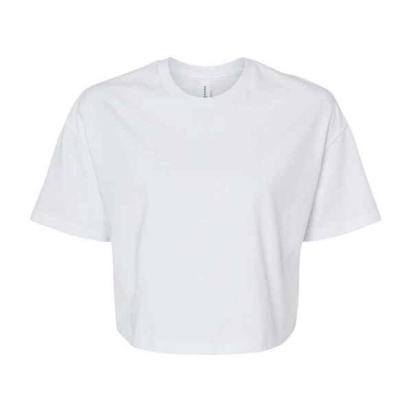 Bella + Canvas T-shirt dam/dam Cropped Crop T-shirt L Whit White L