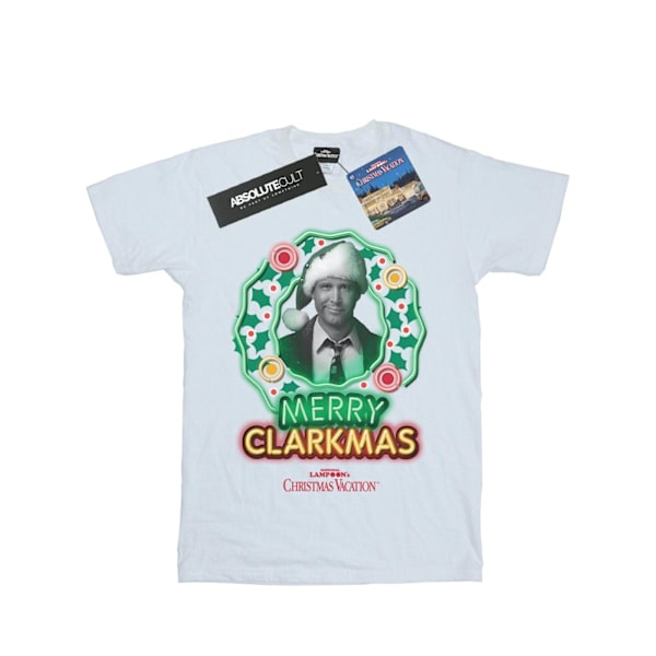 National Lampoon's Christmas Vacation Boys Greyscale Clarkmas T White 7-8 Years