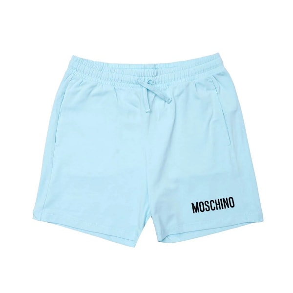 Moschino Pojkar Tryckt Logo Shorts 10 År Ljusblå Light Blue 10 Years
