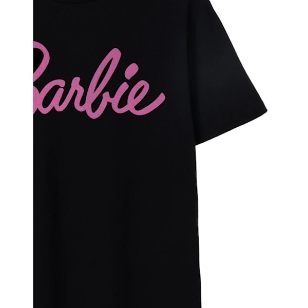 Barbie Dam/Kvinnor Klassisk Logotyp Kortärmad T-shirt XXL Svart Black XXL