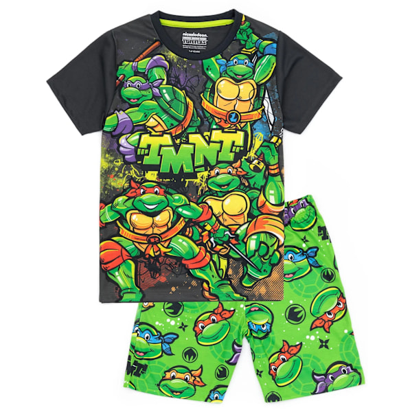 Teenage Mutant Ninja Turtles Pojkar Sköldpadda Kort Pyjamas Set 4-5 År Green 4-5 Years