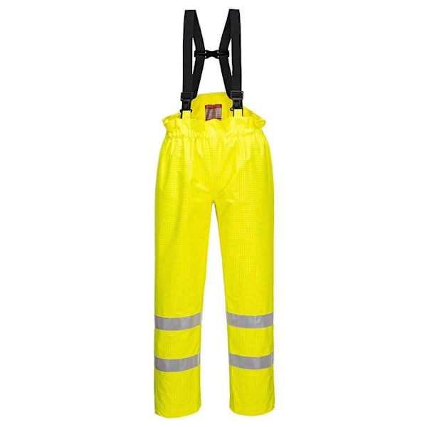 Portwest Bizflame Regn Hi-Vis Byxor M Gul Yellow M