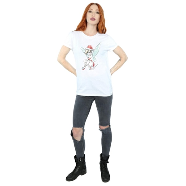 Disney Dam/Damer Tinkerbell Julfe Jultomte Bomull Pojkvän White S