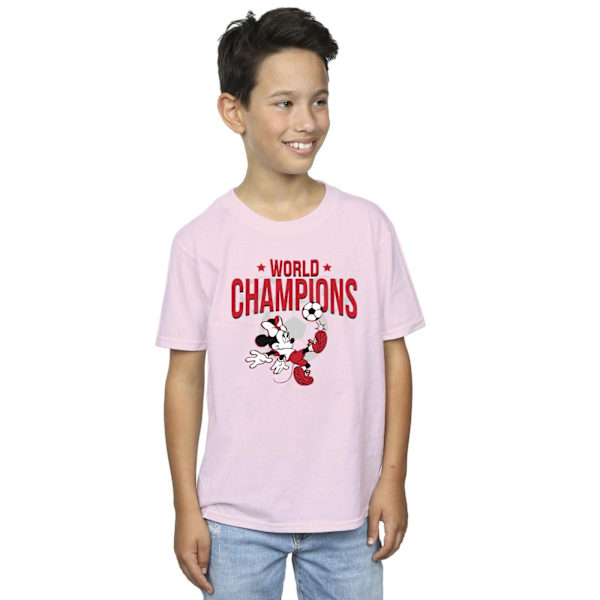 Disney Boys Minnie Mouse World Champions T-shirt 12-13 år Ba Baby Pink 12-13 Years