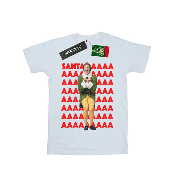 Elf Herr Buddy Santa Scream T-shirt 3XL Vit White 3XL