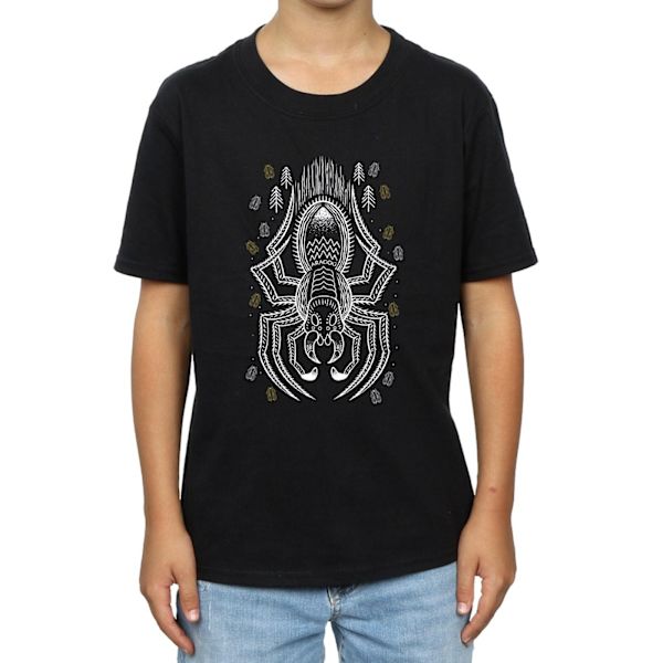 Harry Potter Boys Aragog Line Art T-shirt 5-6 år Svart Black 5-6 Years