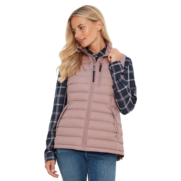 TOG24 Dam/Dam Drax Dun Gilet 14 UK Faded Pink Faded Pink 14 UK