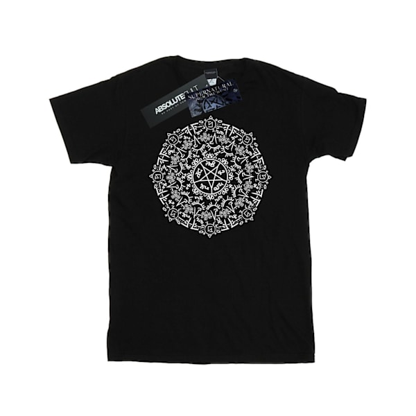 Supernatural Herr Symbol Circle T-Shirt S Svart Black S