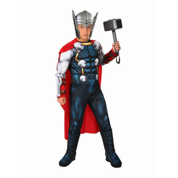 Avengers Barn/Barn Thor Kostym Set 4-5 År Flerfärgad Multicoloured 4-5 Years