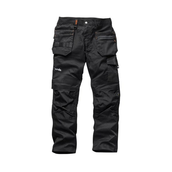 Scruffs Mens Trade Arbetsbyxor 40R Svart Black 40R