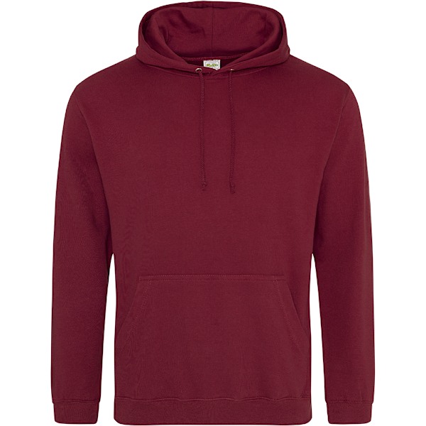 Awdis Unisex College Hooded Sweatshirt / Hoodie L Burgundy Burgundy L