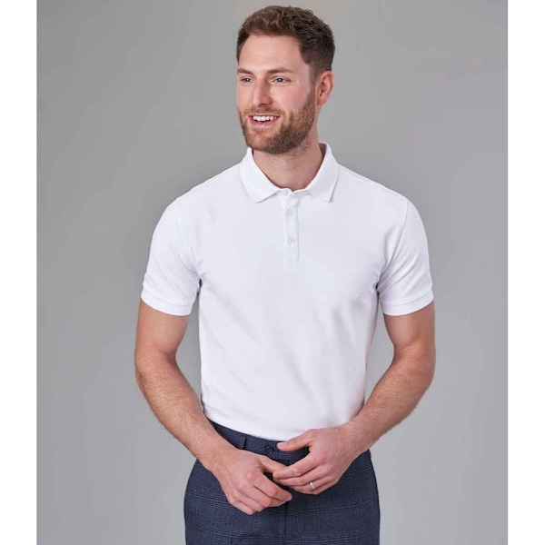 Brook Taverner Herr Hampton Bomull Polotröja XL Vit White XL