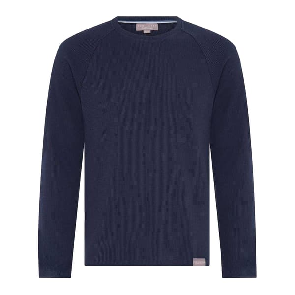 Ted Baker Herr Lettering Crew Neck Regular Lång Pyjamas Set S Marinblå Navy S