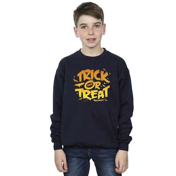 DC Comics Boys Batman Trick Or Treat Sweatshirt 3-4 år Marinblå Navy Blue 3-4 Years