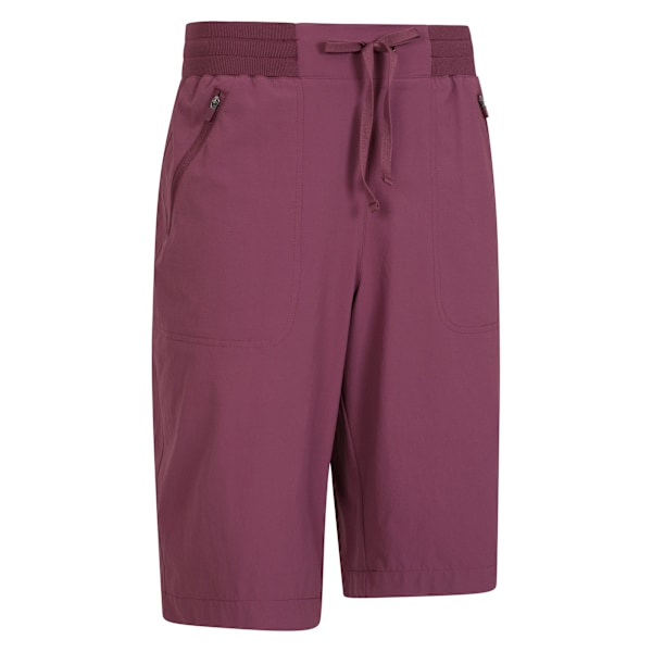 Mountain Warehouse Dam/Kvinnors Explorer Långa Shorts 14 UK Bur Burgundy 14 UK