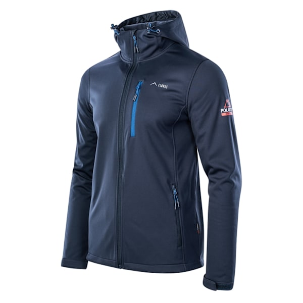 Elbrus Mens Ifaro Polartech Soft Shell Jacka L Total Eclipse/T Total Eclipse/Total Eclipse L