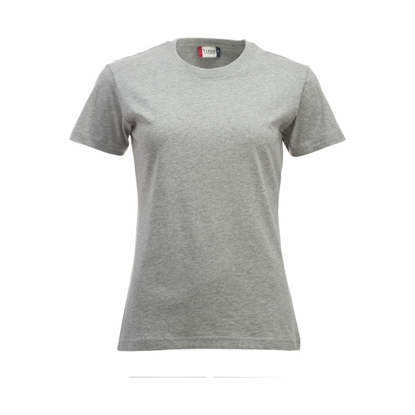 Clique Dam/Kvinnor Nya Klassiska Melange T-Shirt XXL Grå Grey XXL