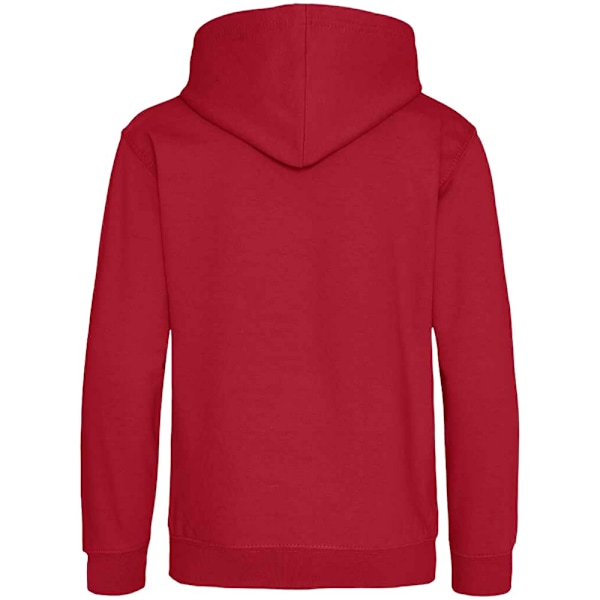 Awdis Barn/Barn Hoodie 1-2 År Eldröd Fire Red 1-2 Years