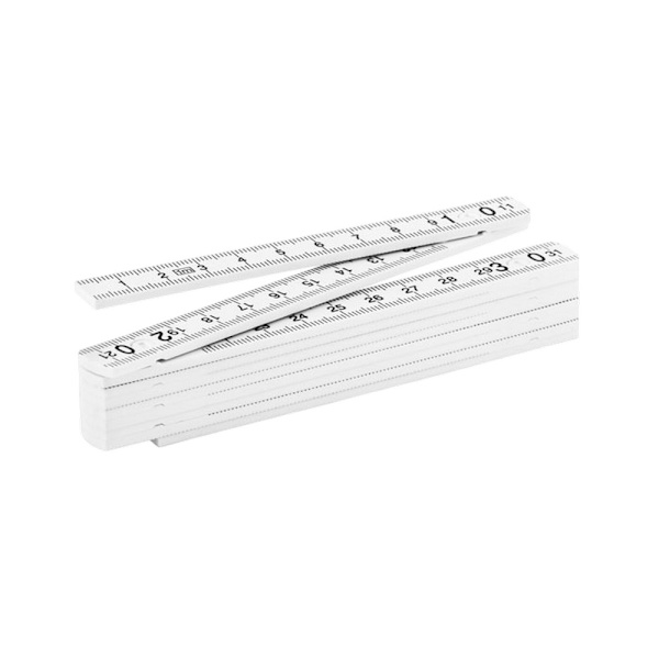 MidOcean Meter Vikbar Linjal 1m Vit White 1m