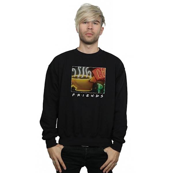 Friends Herr Central Perk Homage Sweatshirt M Svart Black M